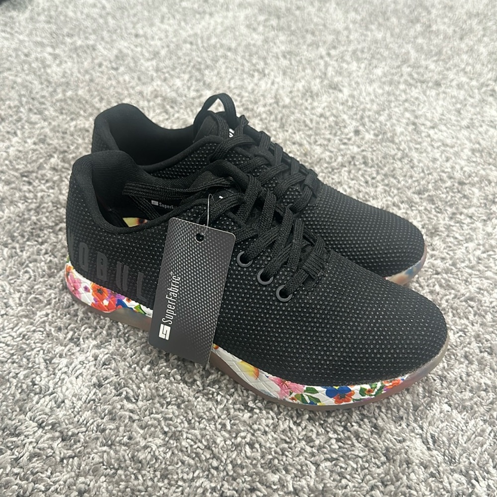 NWT Nobull floral tennis shoes